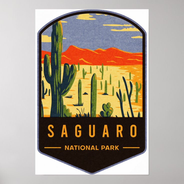 Saguaro National Park Poster | Zazzle