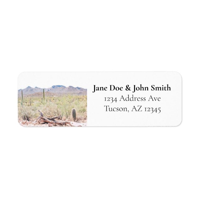 Saguaro National Park Return Address Labels (Front)