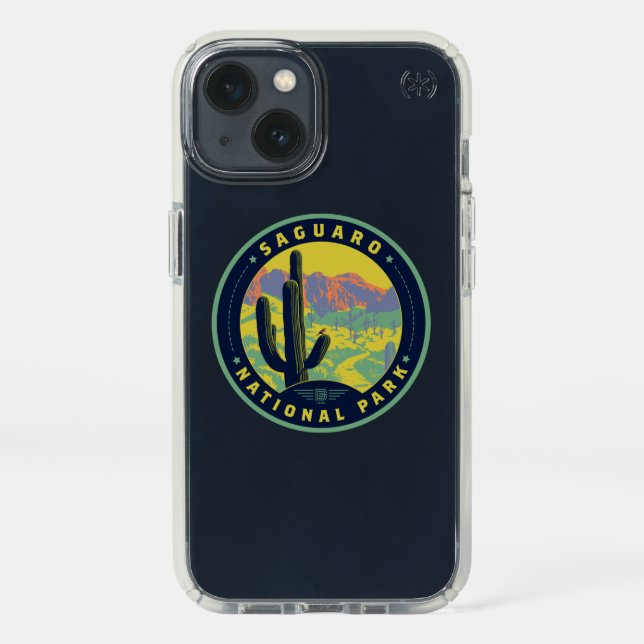 Saguaro National Park Speck iPhone 13 Case (Front)