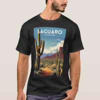 Saguaro National Park Traditional Travel Poster