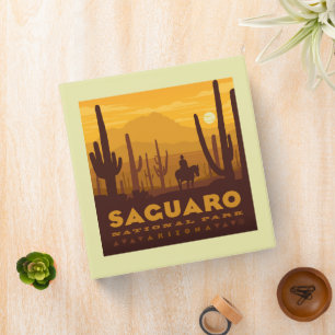 Saguaro Square National Park Arizona 3 Ring Binder