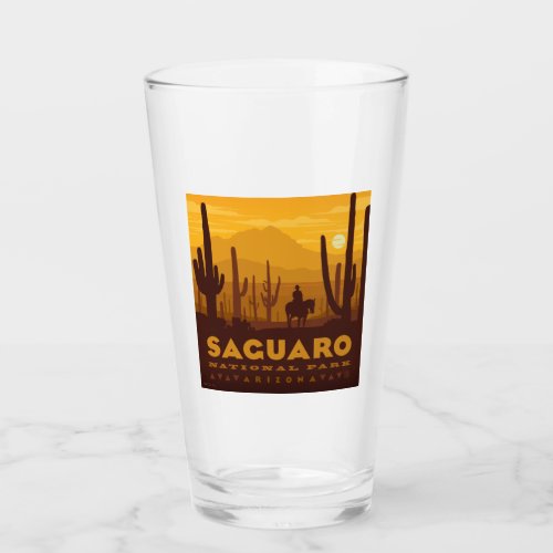 Saguaro Square National Park  Arizona Glass