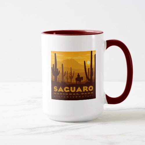 Saguaro Square National Park  Arizona Mug