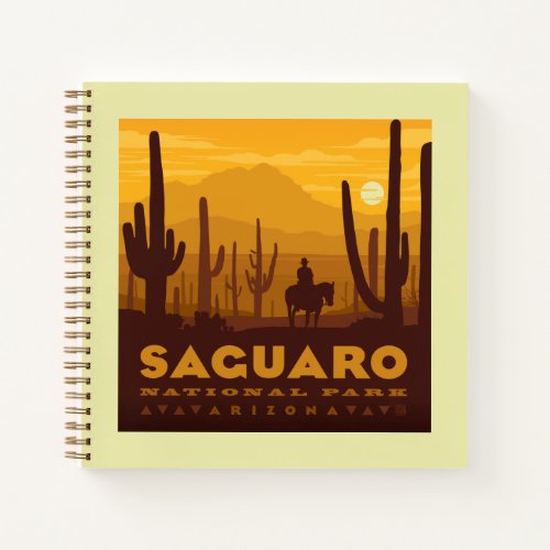 Saguaro Square National Park  Arizona Notebook