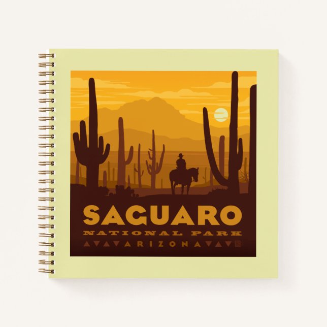 Saguaro Square National Park | Arizona Notebook (Front)