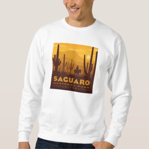 Saguaro Square National Park  Arizona Sweatshirt