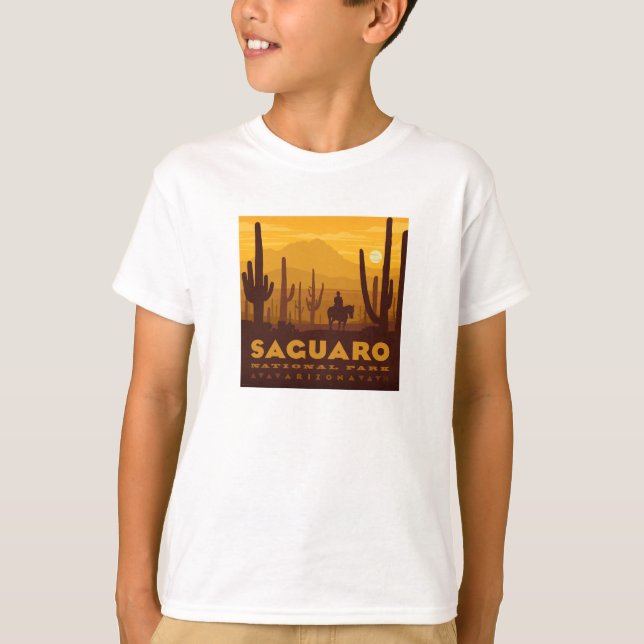 Saguaro Square National Park | Arizona T-Shirt (Front)