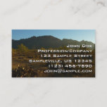 Saguaro Sunrise at Saguaro National Park Business Card