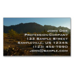 Saguaro Sunrise at Saguaro National Park Business Card Magnet