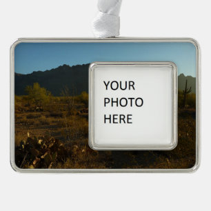 Saguaro Sunrise at Saguaro National Park Christmas Ornament