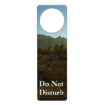 Saguaro Sunrise at Saguaro National Park Door Hanger