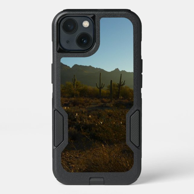 Saguaro Sunrise at Saguaro National Park Otterbox iPhone Case (Back)