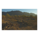 Saguaro Sunrise at Saguaro National Park Rectangular Sticker