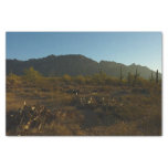 Saguaro Sunrise at Saguaro National Park Tissue Paper