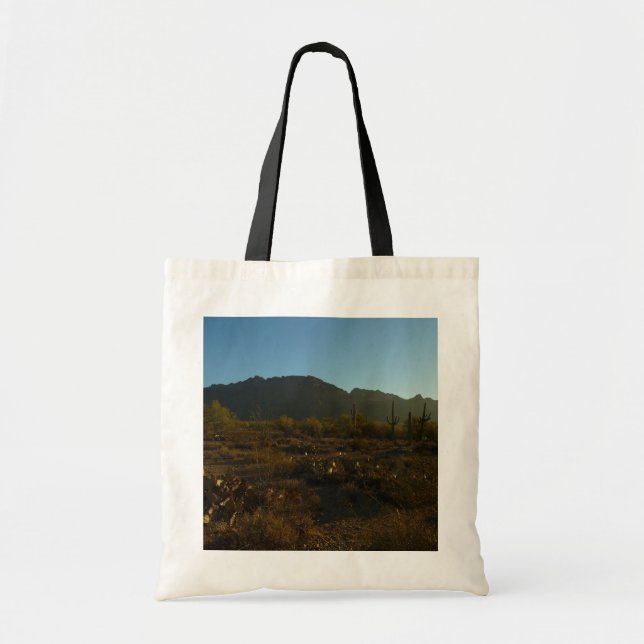 Saguaro Sunrise at Saguaro National Park Tote Bag (Front)