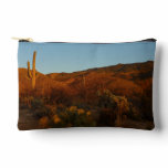 Saguaro Sunset I Arizona Desert Landscape Accessory Pouch