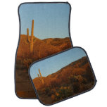 Saguaro Sunset I Arizona Desert Landscape Car Floor Mat