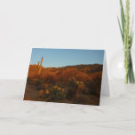 Saguaro Sunset I Arizona Desert Landscape Card