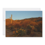 Saguaro Sunset I Arizona Desert Landscape Card