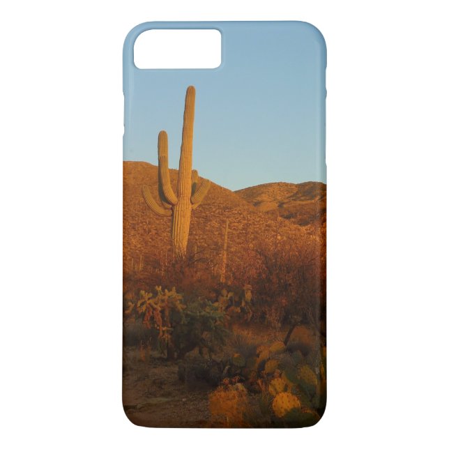 Saguaro Sunset I Arizona Desert Landscape Case-Mate iPhone Case (Back)