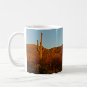 Saguaro Sunset I Arizona Desert Landscape Coffee Mug
