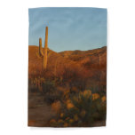 Saguaro Sunset I Arizona Desert Landscape Garden Flag