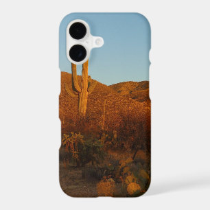 Saguaro Sunset I Arizona Desert Landscape iPhone 17 Case