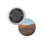 Saguaro Sunset I Arizona Desert Landscape Magnet