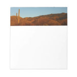Saguaro Sunset I Arizona Desert Landscape Notepad