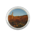 Saguaro Sunset I Arizona Desert Landscape Ring