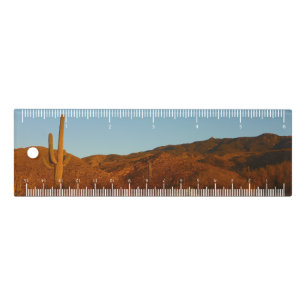 Saguaro Sunset I Arizona Desert Landscape Ruler