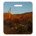 Saguaro Sunset I Arizona Desert Landscape Seat Cushion