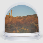 Saguaro Sunset I Arizona Desert Landscape Snow Globe