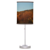 Saguaro Sunset I Arizona Desert Landscape Table Lamp (Front)