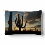 Saguaro Sunset II Arizona Desert Landscape Accessory Pouch