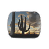 Saguaro Sunset II Arizona Desert Landscape Candy Tin (Top)