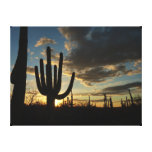 Saguaro Sunset II Arizona Desert Landscape Canvas Print