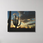 Saguaro Sunset II Arizona Desert Landscape Canvas Print