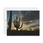Saguaro Sunset II Arizona Desert Landscape Card