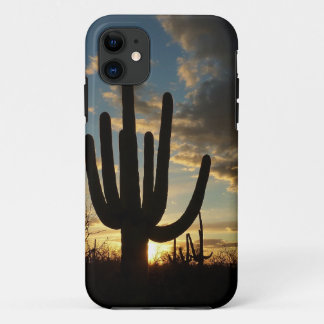 Saguaro Sunset II Arizona Desert Landscape iPhone 11 Case