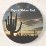 Saguaro Sunset II Arizona Desert Landscape Coaster
