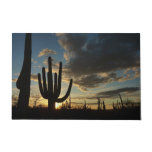 Saguaro Sunset II Arizona Desert Landscape Doormat