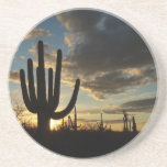 Saguaro Sunset II Arizona Desert Landscape Drink Coaster