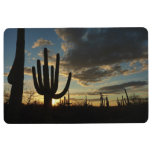 Saguaro Sunset II Arizona Desert Landscape Floor Mat