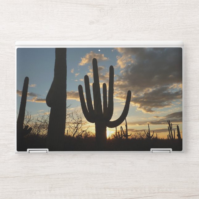Saguaro Sunset II Arizona Desert Landscape HP Laptop Skin (Front)