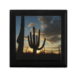 Saguaro Sunset II Arizona Desert Landscape Keepsake Box