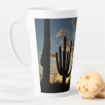 Saguaro Sunset II Arizona Desert Landscape Latte Mug