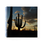 Saguaro Sunset II Arizona Desert Landscape Notebook