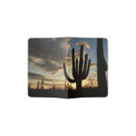 Saguaro Sunset II Arizona Desert Landscape Passport Holder