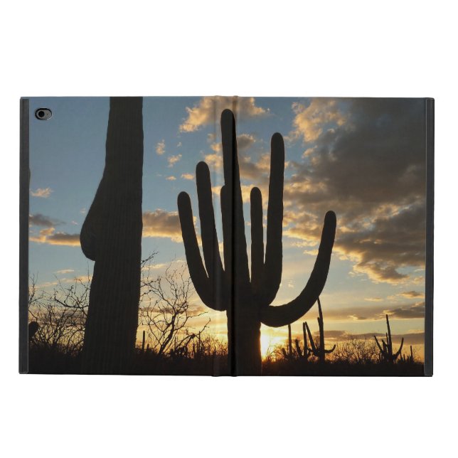 Saguaro Sunset II Arizona Desert Landscape Powis iPad Air 2 Case (Outside)